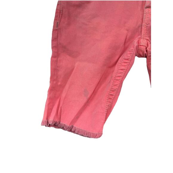 Miss Me Hot Corral Pink Bling Rhinestone Cross Pocket Bermuda Shorts Womens 30 - Picture 7 of 14
